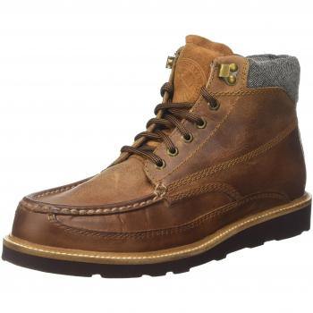 Superdry Everest Mountain Stivali Chukka Uomo Marrone Distressed