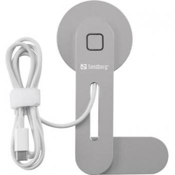Cargador Automotriz Sandberg 441‑53 para Teléfonos Móviles – Interior, Gris