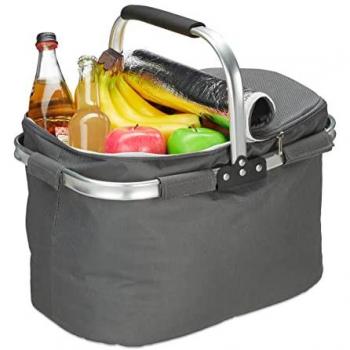 Caja Fría Compacta Relaxdays 27 Litros en Griso
