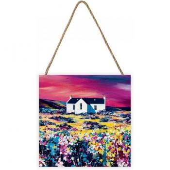 Avril Thomson Smith Roze Houten Blok 20cm