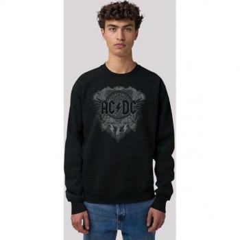 F4NT4STIC Herren‑T-Shirt mit AC/DC „Black Ice“-Print – schwarz, Größe L