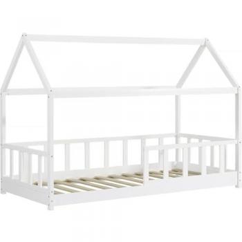 Letto Soppalco Bianco Mila 90x190 per Bambini