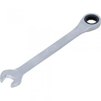 BGS Chiave combinata a cricchetto 15 mm con manico ergonomico