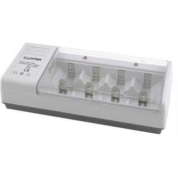 All-in-One Battery Charger for AA, AAA, C, D, and 9V