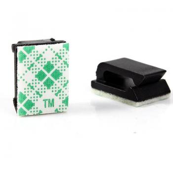 Organizador de Cables para Coche, 10 Ganchos Adhesivos