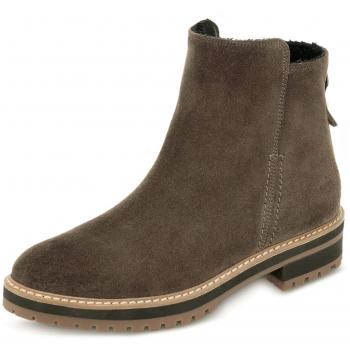 Paul Green 9464-023 Damen Boots Veloursleder Braun Größe 37,5