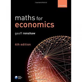 Maths for Economics by Geoff Renshaw (Paperback, 2016)