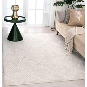 Tapis Confort Moderne Studio Beige 120×170 cm Rectangle Intérieur