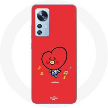 BTS Bangtan Boys BT21 TATA V Hülle für Xiaomi Mi 12 / 12X Rot
