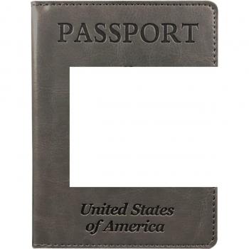 Estuche de Pasaporte y Tarjetas de Estilo Retro