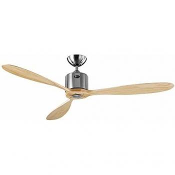 Casafan Deckenventilator chrom geb 132cm 3Fl. Aeroplan Eco132BN-NT