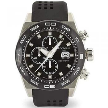 Locman Armbanduhr Stealth Chronograph schwarz 46 mm Ref. 0217