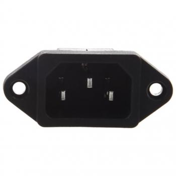 Enchufe de panel IEC 320 C14 3 pines