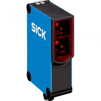 Detector de Luz Sick Fotocélula Rectangular con Rango 30 mm a 1,6 m y Salida Relé IP66