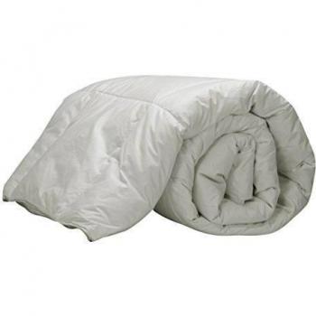 Couette en duvet d'oie 92% avec housse en coton