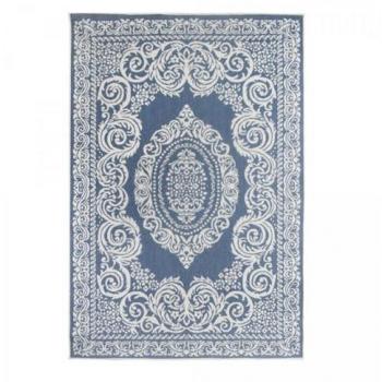 Un Amour de Tapis Kilim réversible 160x230 Bleu 230x1x160 cm