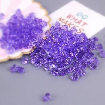Gemmes décoratives 14mm pour aquarium, cristaux acryliques, 100 pièces