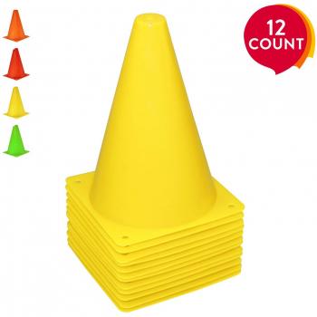 REEHUT 7.5 Inch Plastic Training Cone
