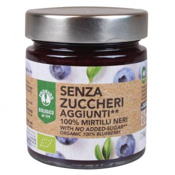 Composta 100% Mirtilli Neri Senza Zuccheri Aggiunti Probios 215g