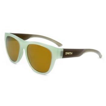 Smith ROUNDER Verde Masculino Óculos de Sol Polarizados KY5/QE