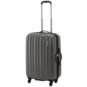 Hardware Profil Plus 4‑Rad Förderwagen – 67 cm Bremsen, gebürstetes Grau
