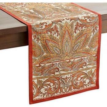 Maison d' Hermine Kashmir Paisley 100% Cotton Table Runner