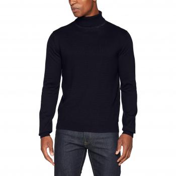 Lagerfeld Herren Turtleneck Pullover, Nachtblau 690, Medium