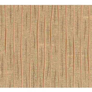 Papier peint rayé pailleté 10,05 m x 0,53 m