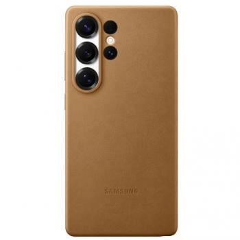 Coque pour Samsung Galaxy S25 Ultra Cuir d'Origine Kindsuit Samsung Dorée