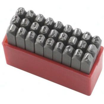 Kit de Poinçons Lettres 3 mm Fervi