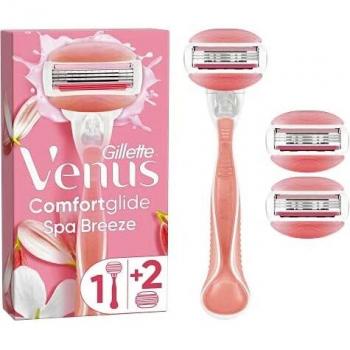 Kit Venus Comfortglide Spa Breeze de Gillette avec 3 Foils
