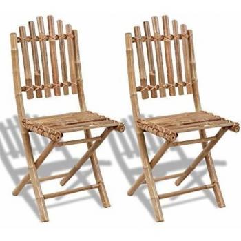 Diadem Folding Bamboo Garden Chairs