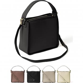Premium Black Handbag with Pet-Fit Design