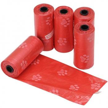 Ensemble 5 Sacs Pet‑Waste Imprimés