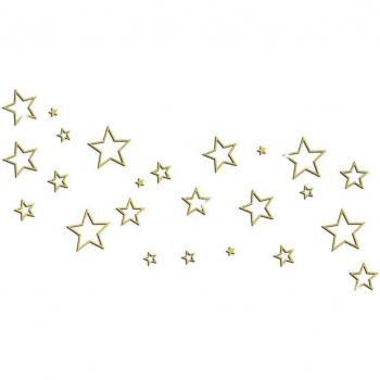 Modern Star Mirror Wall Art