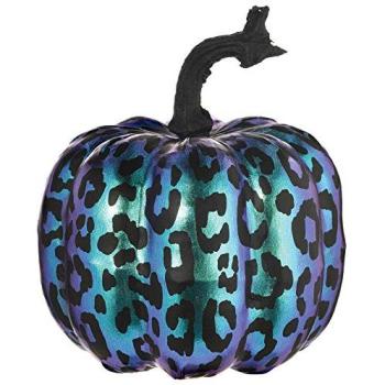 Luminous Noir Pumpkin Adornment