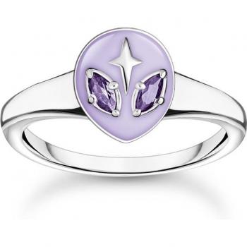 Thomas Sabo Charm Club Enamel Alien Head Ring