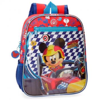 Mochila Mickey Race para niños, 28 cm