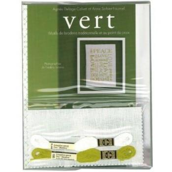 Vert : Broderie traditionnelle et au point de croix