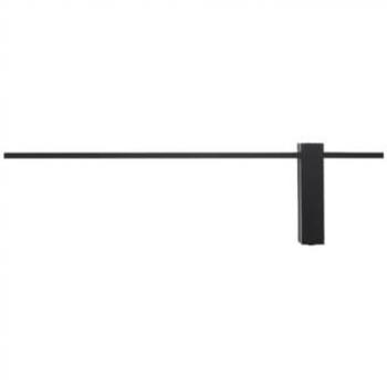 Wandleuchte „Aluminium Noir“ – 80 cm, 3000 K Warmweiß, 380 lm