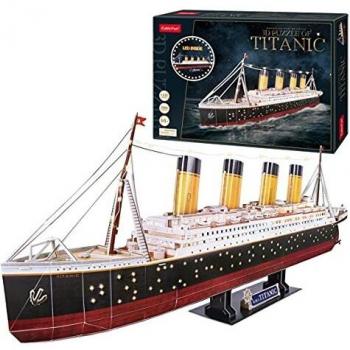 Maqueta 3D Titanic con Iluminación