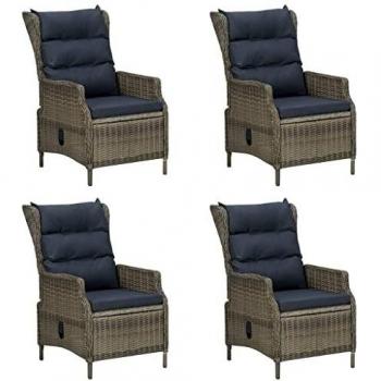 VidaXL Set Mobili da Esterno 5 pz Marrone