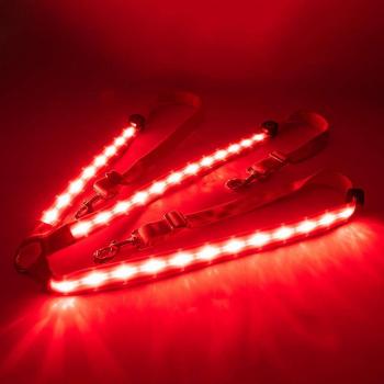 Ceinture de poitrine LED pour équitation en nylon