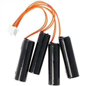AccuCell Batterie 4x Motoman HW0470360-A (4 Stk., 14500, 2600 mAh, Ladegerät inkl. Akku)