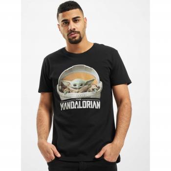 T-Shirt Bambino Mandalorian con Logo Baby Yoda
