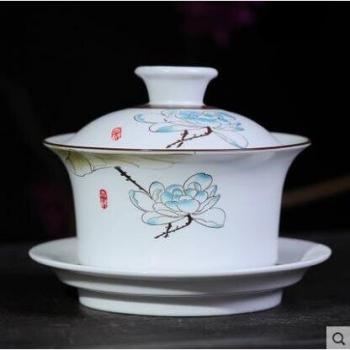 Elegant Jingdezhen Gaiwan Tea Cup Collection
