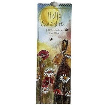 Alex Clark Hello Sunshine 2022 Slim Wall Calendar – “Sunny Outlook”