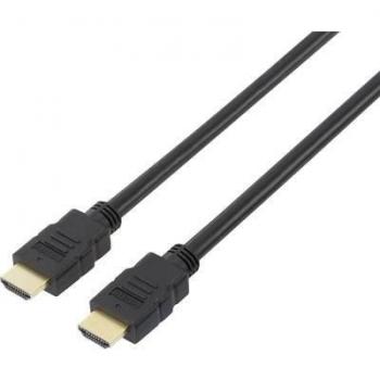 SpeaKa Profi‑HDMI‑Kabel 10 m – HDMI-A (SP-7870112) – Schwarzer Anschluss