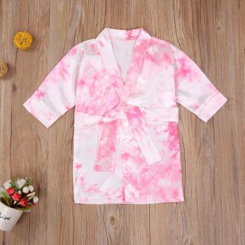 Baby Girls Tie Dye Sleepwear Robe