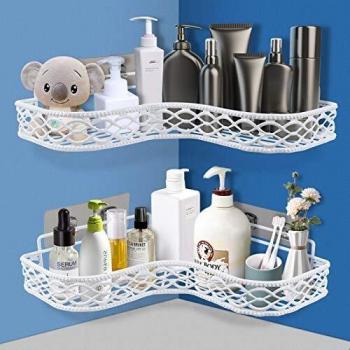 Adhesive Sticker Shower Storage Shelves